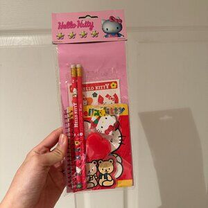 New Hello Kitty Sanrio Stationery Set 1998